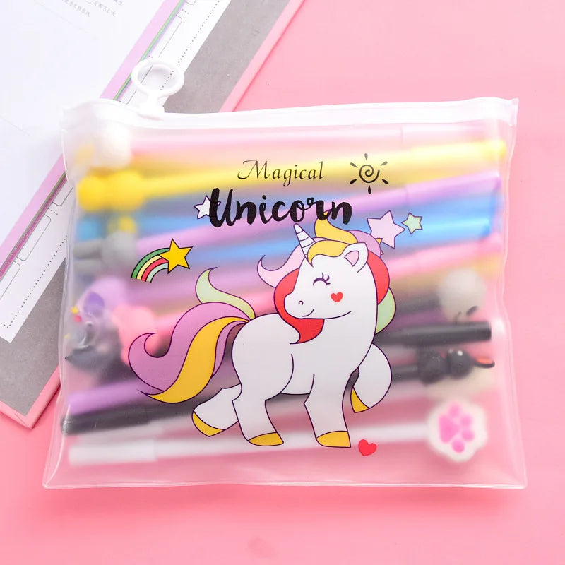 10Pcs - Unicorn Gel Pen 0.5m