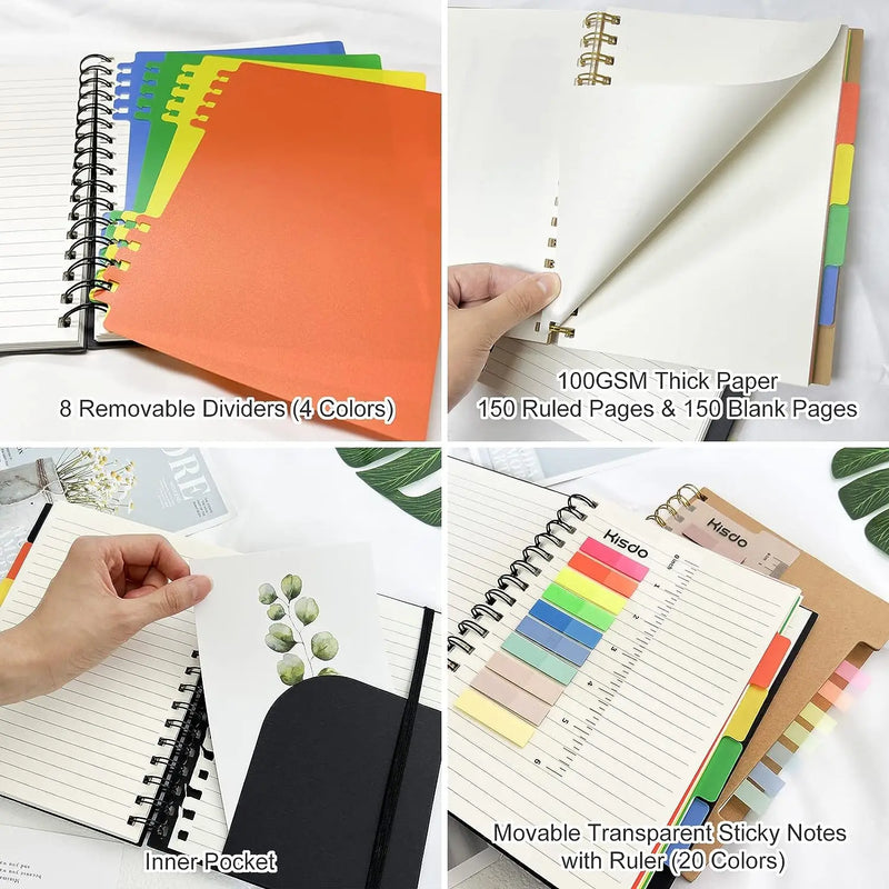 NoteBook with Sticky Notes - A5